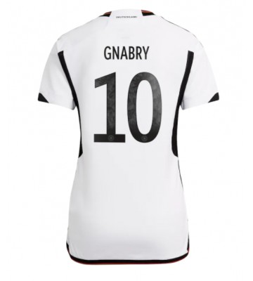 Tyskland Serge Gnabry #10 Replika Hjemmebanetrøje Dame VM 2022 Kortærmet